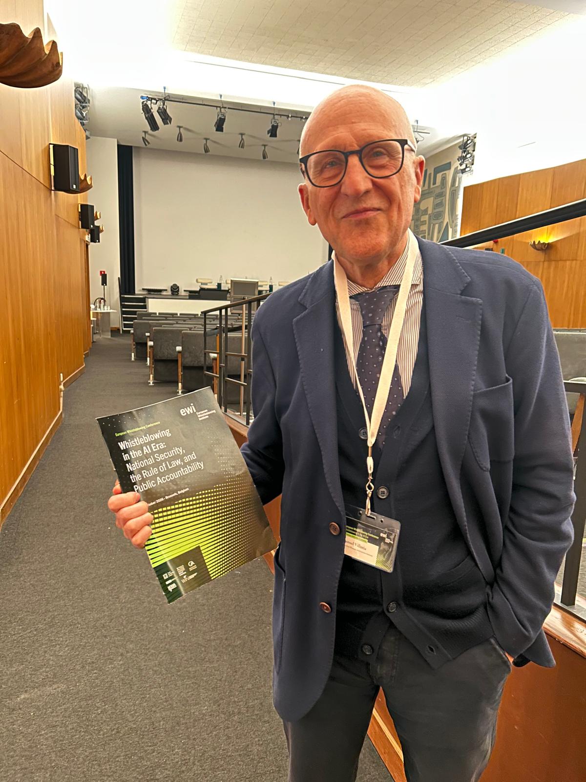 Manuel Villoria en Bruselas, el 20 de octubre de 2026